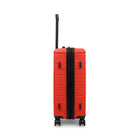 Swiss Mobility - Valsie d'enregistrement rigide 26po de la collection YVR - Orange-Intérieur doublé avec panneau de séparation, poches pratiques et sangles de serrage pour garder le contenu organisé et en place.