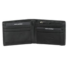 Club Rochelier - Portefeuille mince pour homme avec poche zippée - Noir-Poche à monnaie zippée