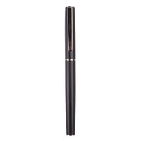 Gry Mattr − Stylo gel corps noir mat − accents de chrome noir-Stylo à bille
