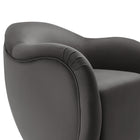 Modway - Compose Performance Velvet Fauteuil pivotant - Storm Grey-8