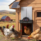 PawHut - Porte de poulailler automatique avec caméra AI 2K HD et contrôle via application-Batterie haute capacité avec panneau solaire pour une alimentation sans fil continue 
