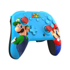 Turtle Beach - Manette de gaming RGB sans fil Rematch - Mario & Luigi pour Nintendo Switch 2-Bouton C pour les fonctionnalités GameChat