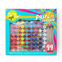 Art 101 - Kit d'activités Peinture par numéro 99 pièces-Ce kit contient tout ce dont vous avez besoin pour des heures de projets relaxants de peinture par numéros.