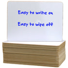Flipside Products Tableau blanc effaçable à sec double face, 12,7 cm x 17,8 cm, paquet de 24-Idéal pour les casiers ou les classeurs avec des bandes magnétiques adhésives ajoutées (non incluses).