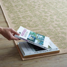 Modway - Ariana Treillis floraux vintage à l’intérieur et à l’extérieur Tapis de comédie 8 pi l x 10 pi L - Vert clair et beige-Polypropylène 100% doux