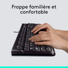 Logitech - Clavier et souris, MK120-Suivi de souris optique haute definition