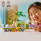 LEGO - Friends La remorque pour le cheval et le poulain-Brossez les chevaux, transportez-les dans la remorque et faites-leur franchir les obstacles