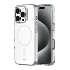 AXS - ULTRA CLEAR étui testé compatible MagSafe contre les chutes pour Apple iPhone 16 Pro - Transparent-Protection anti-UV pour afficher clairement le design original de votre cellulaire