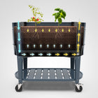 Permasteel - Bac de jardin surélevé avec technologie EnGrow TrueSoil - bleu-Indicateur de niveau d’eau intégré pour une hydratation précise