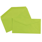 JAM Paper Enveloppes format livret de teinte claire avec fermeture gommée, 3 7/8 x 7 1/2 po, vert lime, 1000/paquet-Matériau : Papier