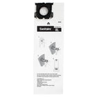 Sanitaire - Sac papier de qualité supérieure RL - Blanc - 5 Sac/Paquet - Paquet de 10-Convient au modèle SC5500