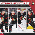DateWorks - 2026 Calendrier Mural 16 Mois - 12 po x 12 po - Sénateurs d'Ottawa - Bilingue -12,00" x 12,00"