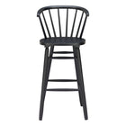 Zuo - Stenger Tabouret de bar - Noir - Ensemble de 2-Support pour les bras