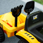 Qaba - Tracteur pour enfants sous licence Caterpillar avec pelle, remorque - jaune-Couleur : Jaune 