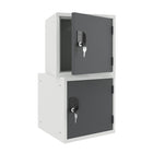 Ceha Canada - Caisson-casier cubique de 15 po - Gris basalte-PIEDS DE SOCCLE OPTIONNELS : Surélevez votre casier avec des pieds optionnels pour une stabilité et un dégagement accrus