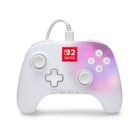 PowerA - Manette câblée Advantage  pour Nintendo Switch 2 avec Lumectra - Blanc-10