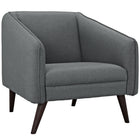 Modway - Slide Tissu rembourré Fauteuil - Gris-Fauteuil contemporain