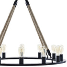 Modway - Encircle Lustre - Brown-Douze ampoules E26 de 25 W (non incluses)