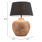 Zuo - Basil Lampe de table - Noir-7