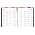Blueline - Agenda Mensuel - 9 1/4 po H x 7 1/4 po l - Motif Floral - Bilingue-Dates juliennes