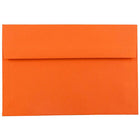 JAM Paper - Enveloppes d'invitation colorées A7 - 5,25 x 7,25 - orange recyclé - Paquet de 50-Caractéristiques de l'enveloppe : Fermeture à rabat droit en gomme, finition papier lisse de haute qualité, 30 % recyclé