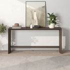 Hudson&Canal - Console Osman de 162 cm de largeur par - Brun aulne-Nettoyer avec un chiffon doux et sec, sans produits chimiques agressifs ni produits de nettoyage abrasifs