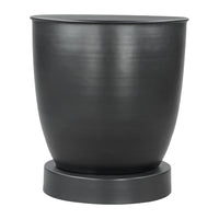 Zuo - Baku Table d’appoint - Noir-Structure en acier thermolaqué assurant stabilité et durabilité