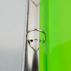 Jam Paper - Plastic Binder Enveloppes avec fermeture à crochet et boucle - 3 Hole Punch - 9.5 x 1.25 x 11.5 - Vert lime - 12 Paquet (218VB1LIME)-Ces pochettes pour classeur sont dotées d'une fermeture velcro, s'étendent jusqu'à 2,5 cm et sont perforées de trois trous pour s'adapter parfaitement à un classeur standard à trois anneaux !