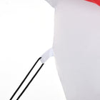 HOMCOM - Bonhomme de neige gonflable - décoration de Noël avec lumières LED-Couleur : blanc, rouge, vert 