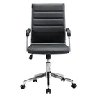 Zuo - Liderato Chaise de bureau - Noir-Moelleux et durable pour un confort quotidien exceptionnel