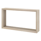 Hudson&Canal - Console Osmond 55" de largeur - Blanc aulne-Le plateau de table a une capacité de poids de 60 lb