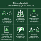 iRobot - Ensemble aspirateur et serpillière Roomba 105-Planification et navigation super intelligentes. Le ClearView LiDAR cartographie rapidement votre domicile, évite les obstacles et nettoie en rangées nettes, même dans l’obscurité