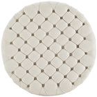 Modway - Amour Tissu rembourré Ottoman - Beige-Rembourrage en mousse dense
