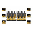 Dewalt - Radios Heavy Duty 12 DXFRS800 avec 2X chargeurs à 6 ports-Norme IP67 étanche à la poussière et à l'eau.