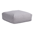 Zuo - Luanda Pouf - Gris-Coussins amovibles pour un entretien simple et pratique