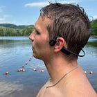OPN Sound - Écouteurs de natation étanches Swym+ à oreilles ouvertes - Noir-Indice de protection IP68 : totalement étanche jusqu'à 1,5 mètre de profondeur