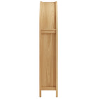 Modway - Calista 63 po voûté Armoire de rangement avec bureau pliant - Chêne-Charnières à fermeture douce