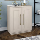 Hudson&Canal - Meuble d'appoint Tillman 28 po de largeur - Blanc aulne-Fabriqué à partir de matériaux MDF robustes dans une finition blanche aulne