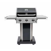 Kenmore - Barbecue au gaz sur piédestal à 3 brûleurs - Noir-Type de combustible : propane.