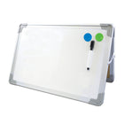 Flipside - Ensemble de chevalets de bureau avec stylo et deux aimants - 50 x 40 cm-Cadre léger en aluminium avec coins arrondis en plastique pour plus de style et de sécurité.