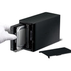 Buffalo - Stockage cloud personnel NAS LinkStation 220 avec disque dur de 8 To-WebAccess - applications gratuites et accès de n’importe où en un seul clic