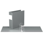 Davis Group Super économie, Reliure à anneaux ronds 3 po, paquet de 6 – Gris-2 po