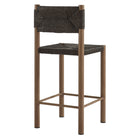 Modway - Parkland Terrasse extérieure Rotin et aluminium Tabourets de comptoir - Noyer - Ensemble de 2-8