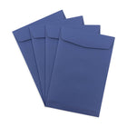 JAM Paper Enveloppes à ouverture au sommet pour catalogue, 6 x 9 po, bleu présidentiel, 100/paquet (363913003f)-Fermeture gommée