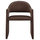 Modway - Talia Performance Velvet Fauteuil à manger - Marron chocolat-8