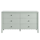 Modway - Emmeline 6 tiroirs festonnés Commode, Sage-8