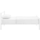 Modway - Alina Quai Cadre de lit simple, Blanc-Assemblée requise