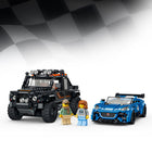 LEGO - Speed Champions La Jaguar Project 7 et le Land Rover Defender-Idée-cadeau pour les enfants de 10 ans et plus, les amateurs de voitures et les collectionneurs adultes de modèles de voitures