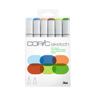 Copic - Sketch marqueurs à encre à double pointe - Earth Essentials - lot de 6-cohérence et qualité des couleurs