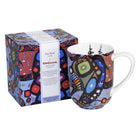 Oscardo - Tasse porcelaine « Bear » de John Rombough - 485 ml-Design d’art autochtone - Ours par John Rombough, artiste déné chipewyan, œuvre des Premières Nations célébrant le patrimoine culturel et les traditions